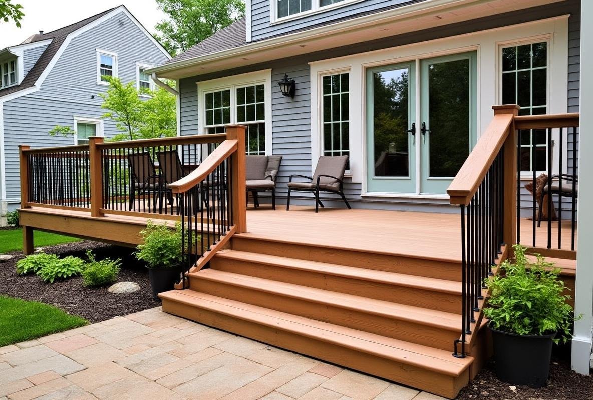 deck railing replacement Boston