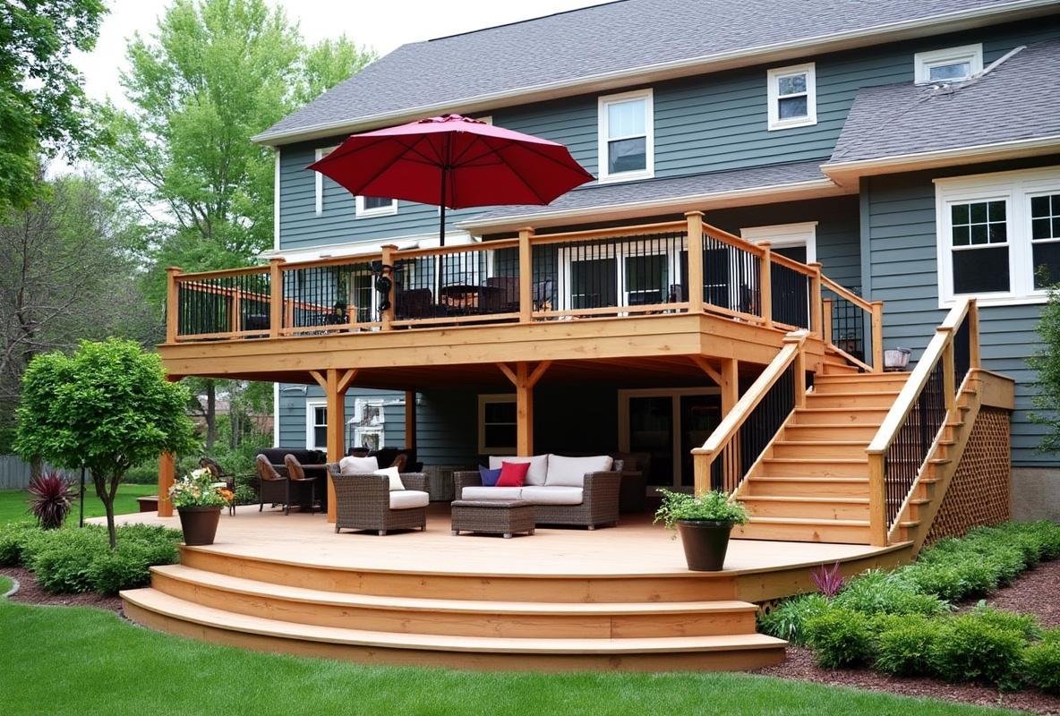 deck railing replacement Boston