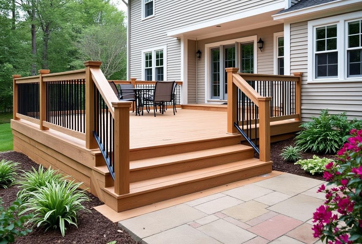 deck railing replacement Boston
