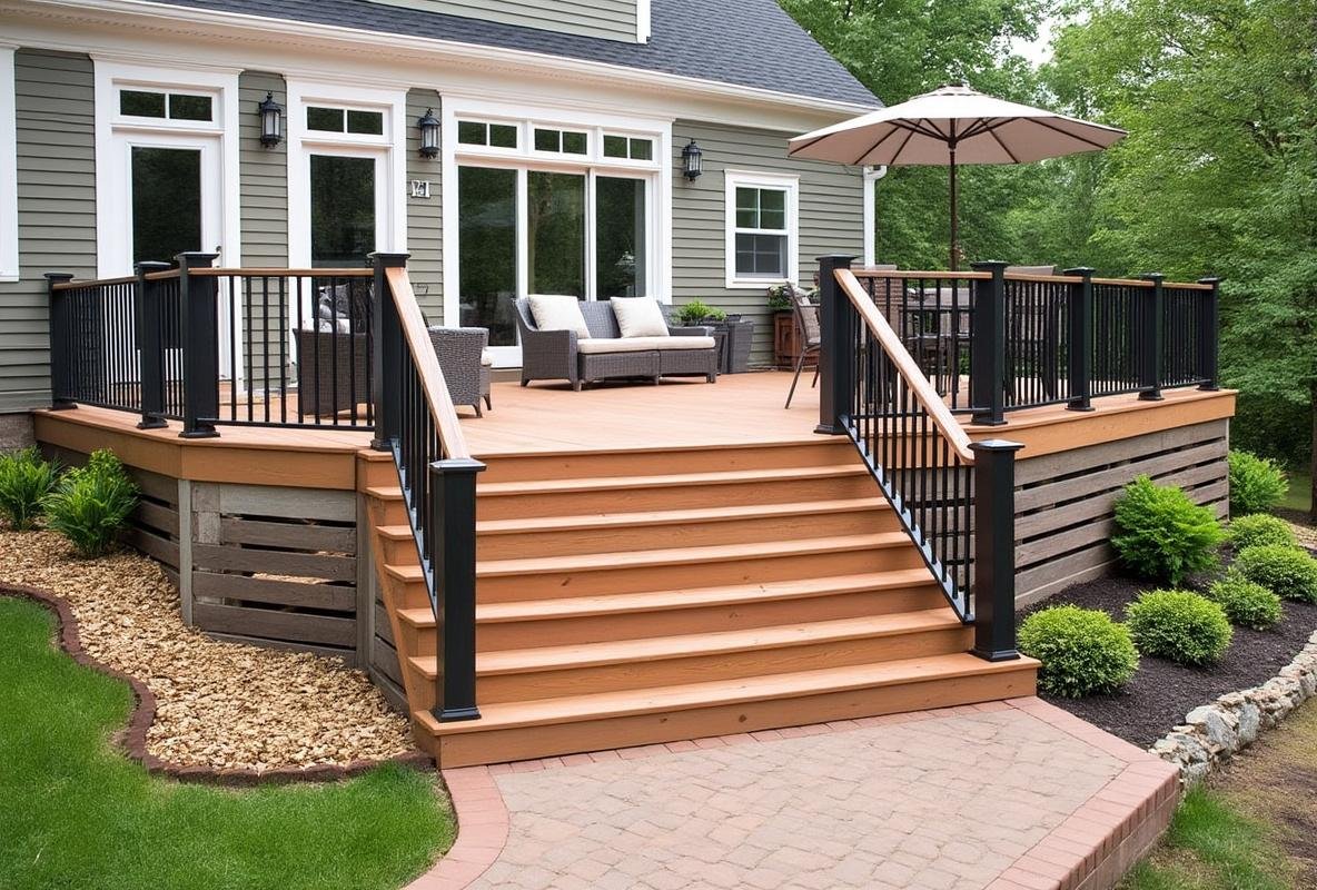 deck railing replacement Boston