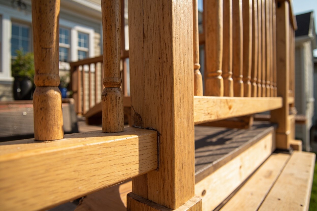 deck railing replacement Boston